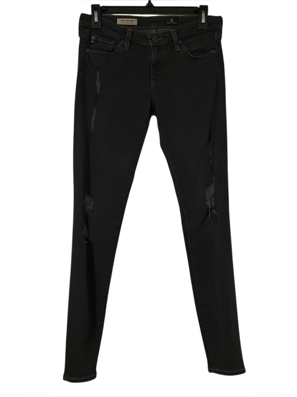 AG Adriano Goldschmied Women's Gray Legging Ankle Skinny Jeans‎ Size 27R